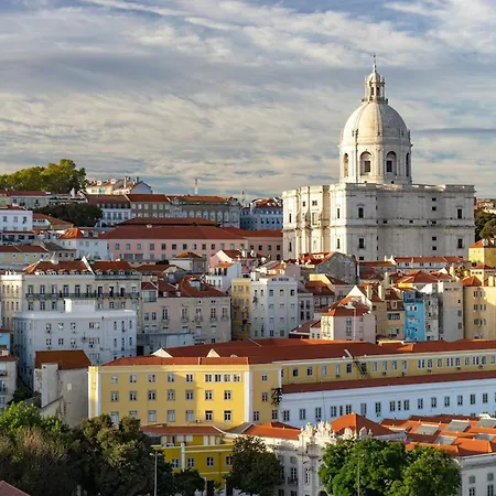 Alfama River Light Sunlit Views Lisboa