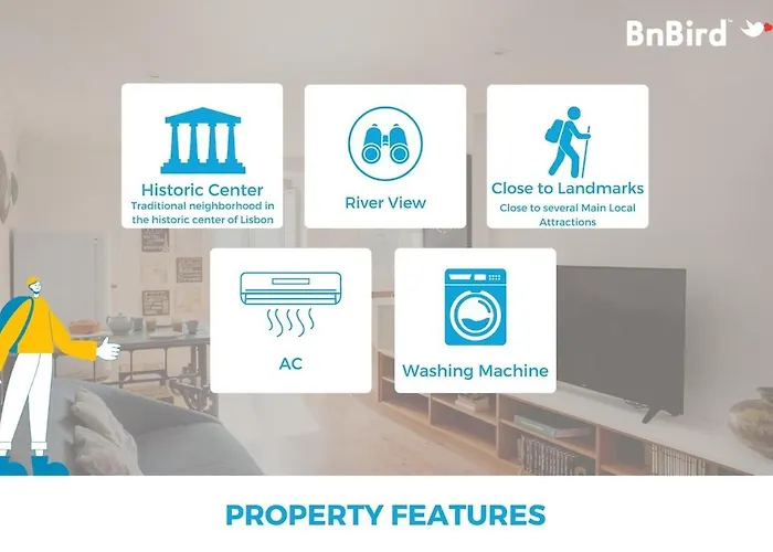 아파트 Alfama River Light Sunlit Views *